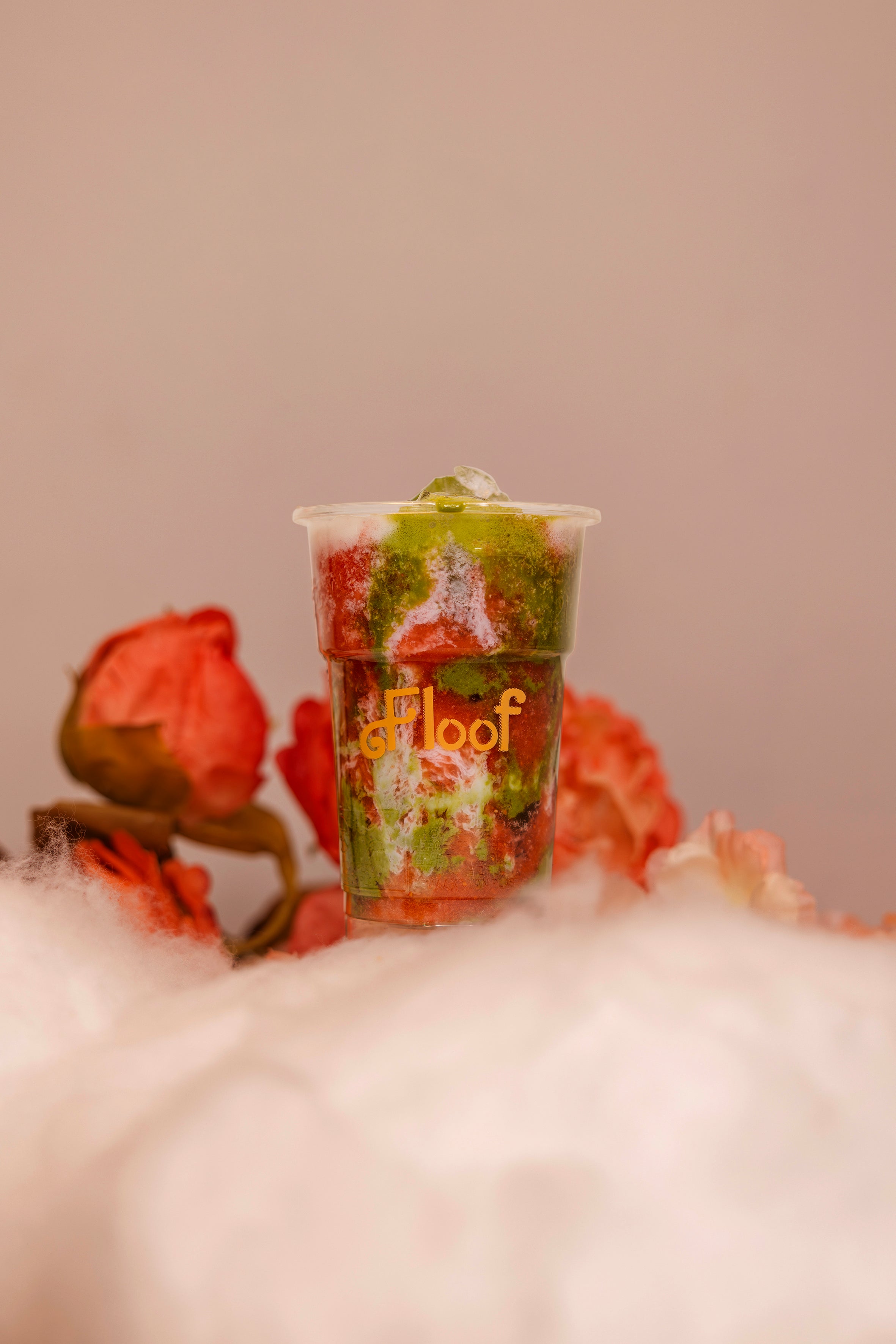 Iced Strawberry Matcha Latte