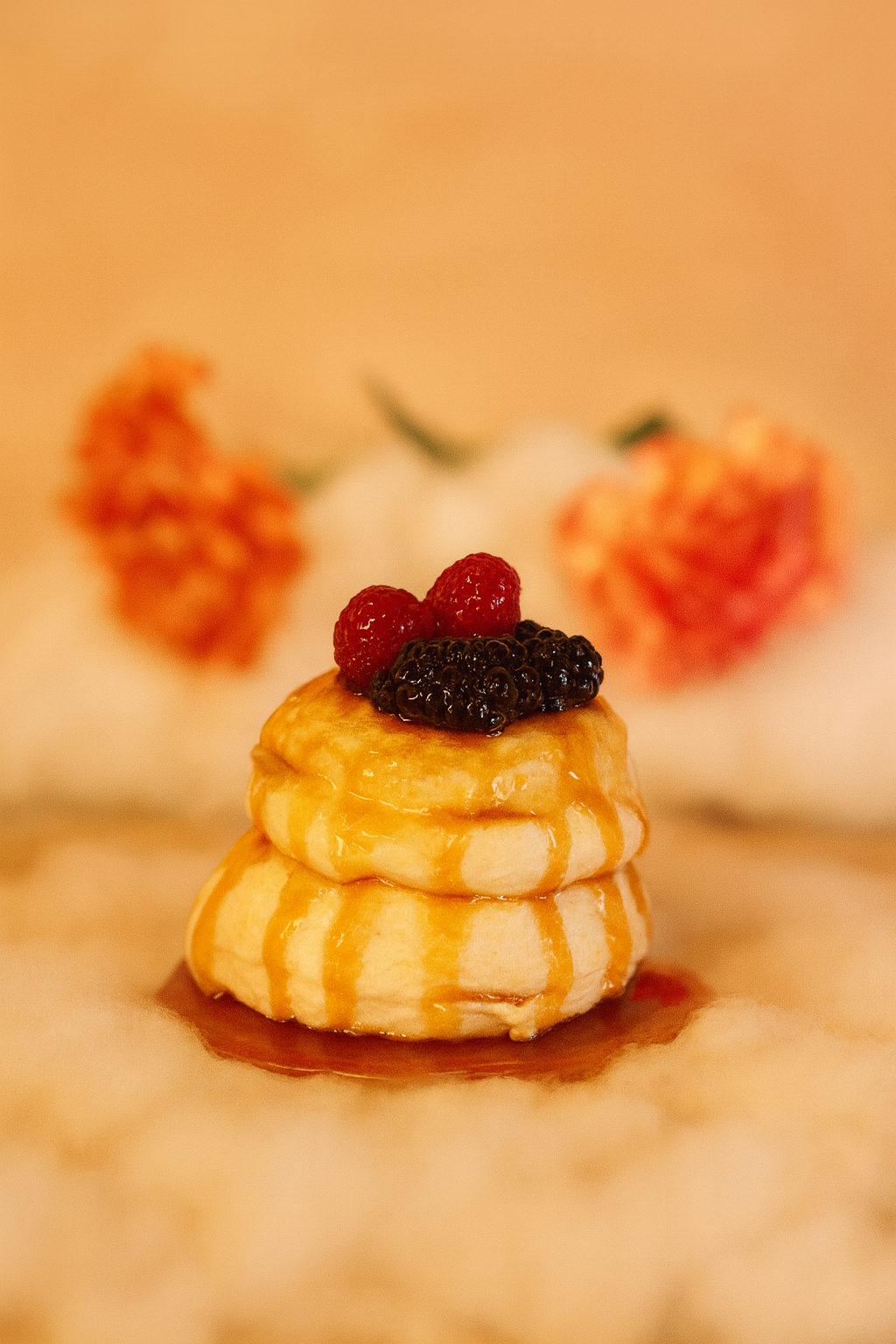 Fluffy Pancake Maple Love & Berries