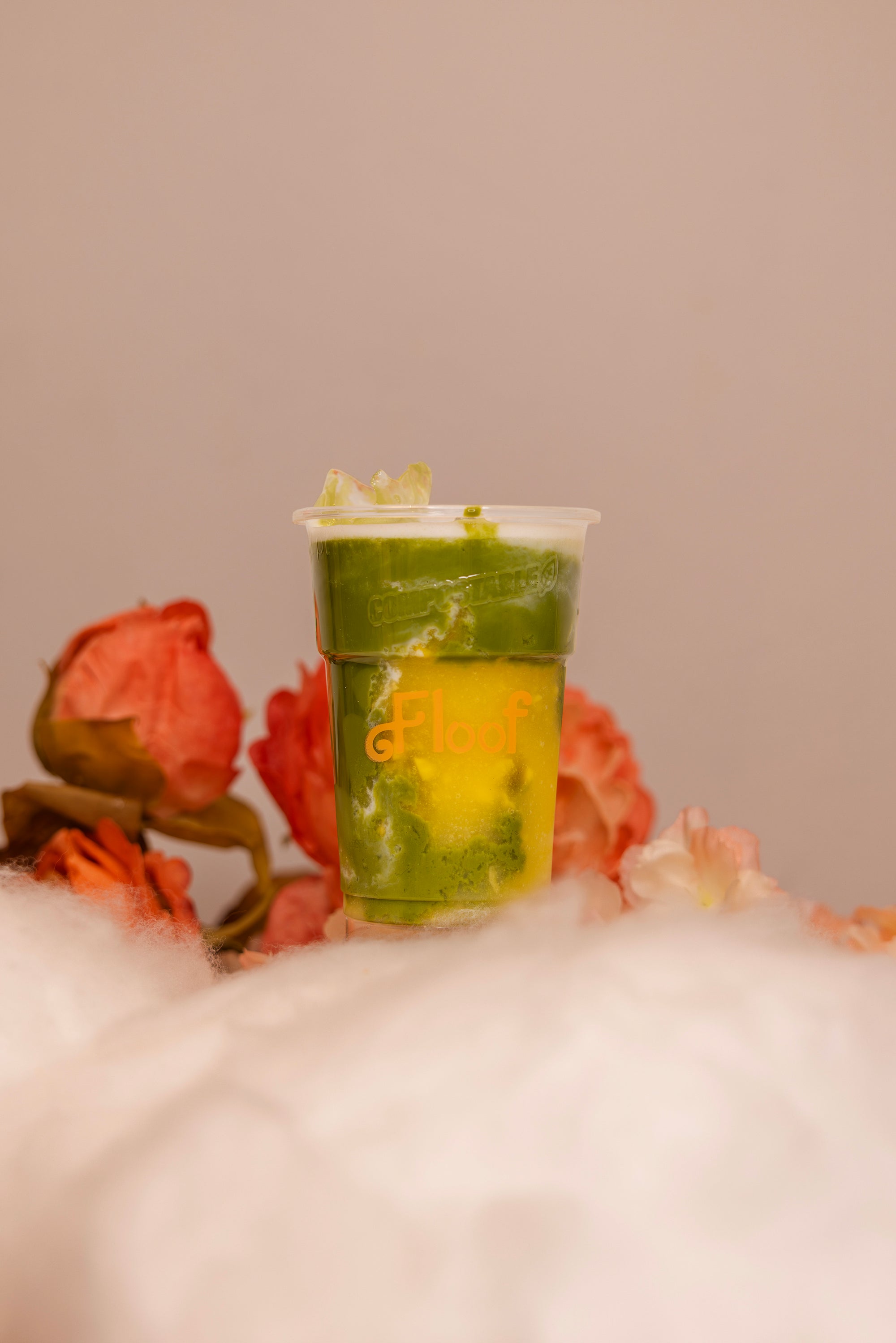 Iced Mango Matcha Latte