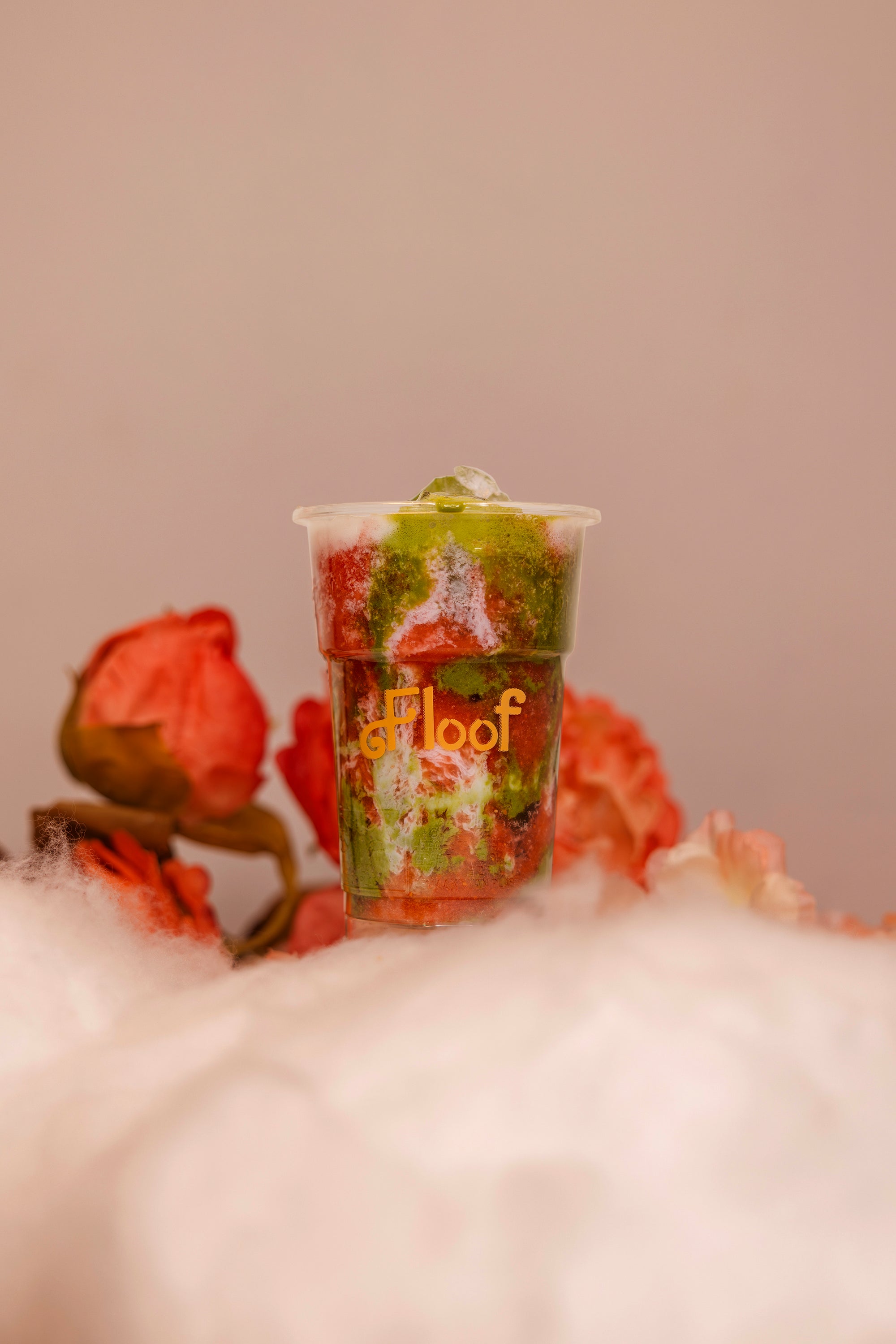 Iced Strawberry Matcha Latte